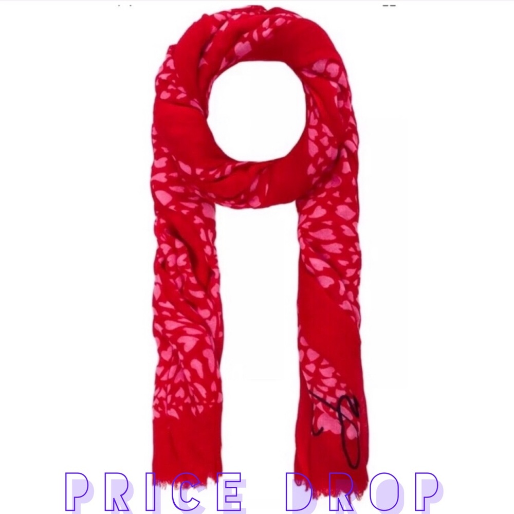 🌺SALE 🌺Juicy Couture Women’s Red/Pink Scarf Wrap